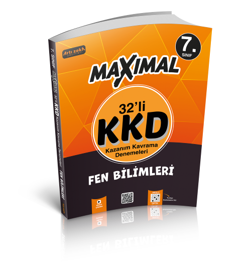 Artı Zeka Yayınevi 7.Sınıf Maksimal Fen Bilimleri 32 Haftalık Kazanım Kavrama Denemeleri