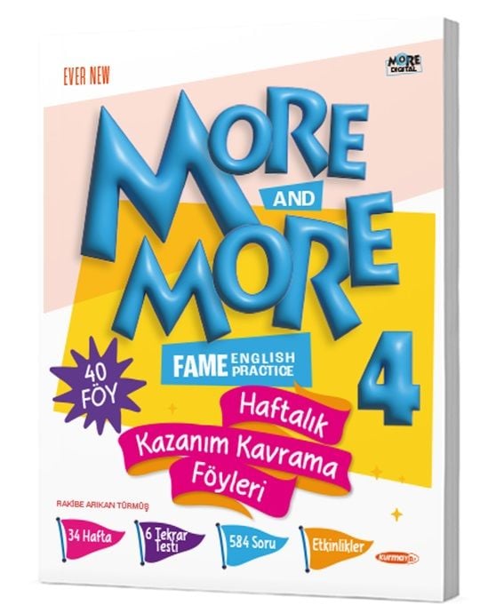 More&more 4.sınıf Haftalık Kazanım Kavrama Föyleri