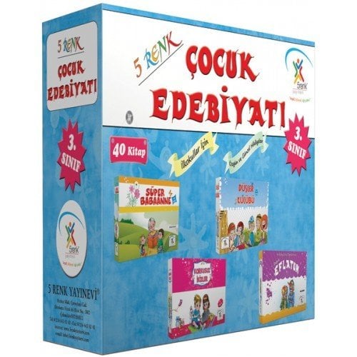 3.Sınıf Çocuk Edebiyatı Hikaye Kitabı Seti (40 Kitap)