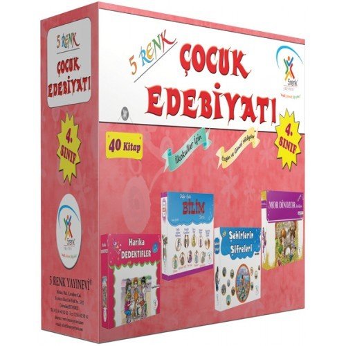 4.Sınıf Çocuk Edebiyatı Hikaye Kitabı Seti (40 Kitap)