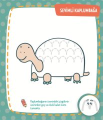 Eğitici Çizgiler Evde Etkinlik Kitabı 2-4 Yaş