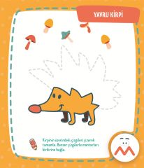 Eğitici Çizgiler Evde Etkinlik Kitabı 2-4 Yaş