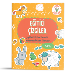 Eğitici Çizgiler Evde Etkinlik Kitabı 2-4 Yaş