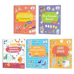 2-4 Yaş Evde Etkinlik Zeka Ve Dikkat Gelişimi 5'li Set