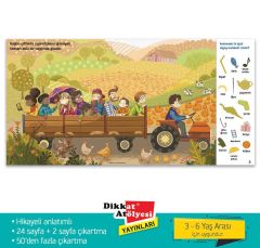 Sticker Eğlenceli Etkinliklerle Hikayeli Bulmaca 5'li Set