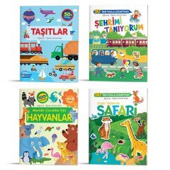 Eğlenceli Öğretici Aktivite Kitabı 4'lü Set