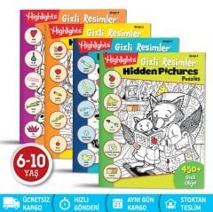 Hidden Pictures Gizli Resimler 4'lü Set