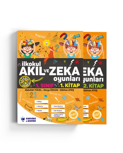 Pat 1.Sınıf İlkokul Akıl Ve Zeka Oyunları etkinlik kitabı Seti (2 kitap)