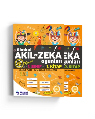 Pat 1.Sınıf İlkokul Akıl Ve Zeka Oyunları etkinlik kitabı Seti (2 kitap)