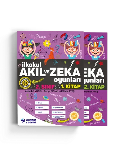 Pat 2.Sınıf İlkokul Akıl Ve Zeka Oyunları etkinlik kitabı Seti (2 kitap)