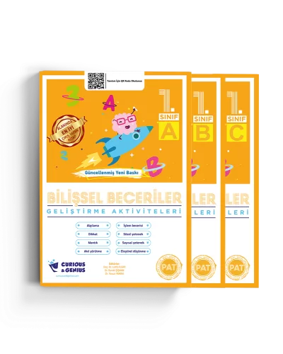 Pat 1.Sınıf Bilişsel Beceriler Geliştirme Aktiviteleri Seti (A-B-C seri)