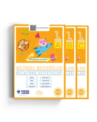 Pat 1.Sınıf Bilişsel Beceriler Geliştirme Aktiviteleri Seti (A-B-C seri)