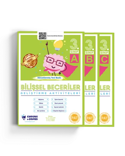 Pat 3.Sınıf Bilişsel Beceriler Geliştirme Aktiviteleri Seti (A-B-C seri)