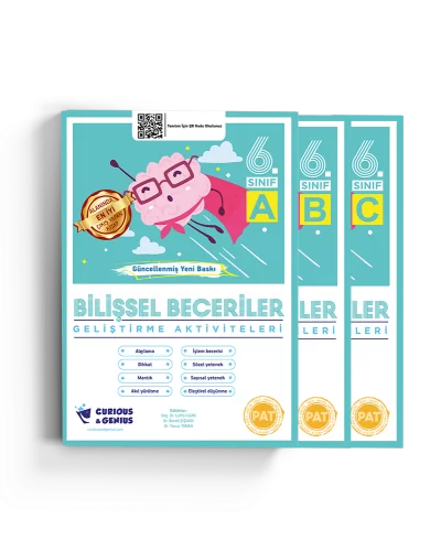 Pat 6.Sınıf Bilişsel Beceriler Geliştirme Aktiviteleri Seti (A-B-C seri)