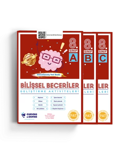 Pat 8.Sınıf Bilişsel Beceriler Geliştirme Aktiviteleri Seti (A-B-C seri)