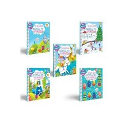 Düşün, Hayal Et ve Tasarla 5'li Etkinlik Seti (Dikkat, Görsel Algı ve Yaratıcı Düşünme