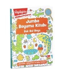 Jumbo Boyama Kitabı Bak Bul Boya (Labirentler, Ara Bul, Eşleştirme Etkinlikleri)