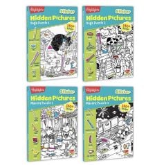 Sticker Hidden Pictures ( Gizli Resimler ) 4'lü Set