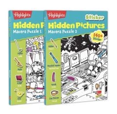 Sticker Hidden Pictures Macera Puzzle 2'li Set
