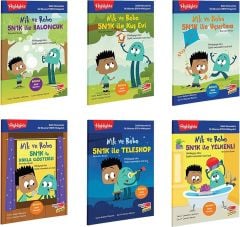 Nik ve Robo 5N1K Saklı Nesnelerle İlk Okuma STEM Hikayeleri 6'lı Set