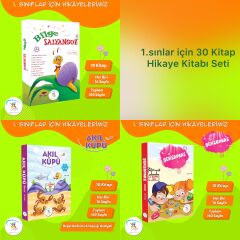 5Renk Yayınevi 1.Sınıf Hikaye Kitabı Seti 30 Kitap (Akıl küpü - Bilge Salyangoz - Şekerpare)
