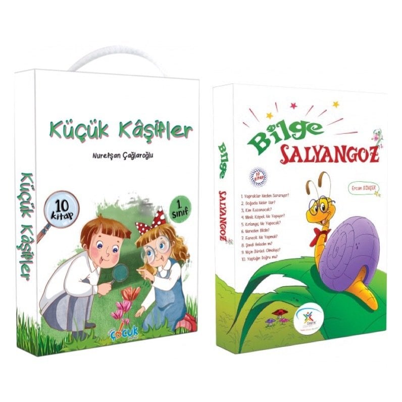 1.sınıf hikaye kitabı seti 20 kitap (Küçük Kaşifler - Bilge Salyangoz)