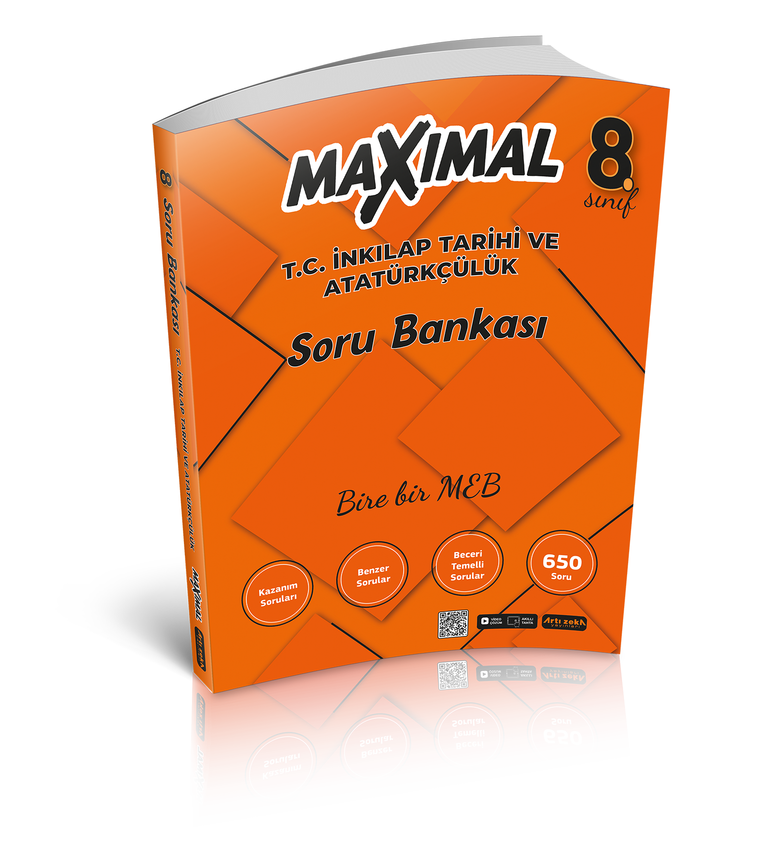 Artı Zeka Yayınevi 8.Sınıf Maksimal İnkılap Tarihi Ve Atatürkçülük Soru Bankası