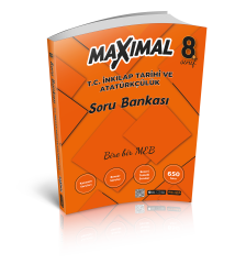 Artı Zeka Yayınevi 8.Sınıf Maksimal İnkılap Tarihi Ve Atatürkçülük Soru Bankası