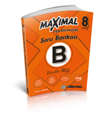 Artı Zeka Yayınevi 8.Sınıf Maksimal Fen Bilimleri Soru Bankası B