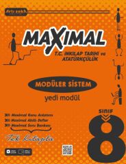 Artı Zeka Yayınları 8.Sınıf Maximal İnkilap Tarihi Ve Atatürkçülük Konu Anlatımlı Soru Bankası