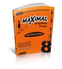 Artı Zeka Yayınevi 8.Sınıf Maximal Fen Bilimleri Konu Anlatımlı Soru Bankası