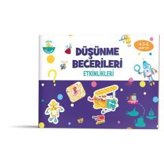 4-6 Yaş Etkinlik Kitabı Seti (Düşünme Becerileri, Mantık ve Muhakeme, Yaratıcılık ve Hayal Gücü)