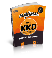 Artı Zeka yayınevi 7.Sınıf Maksimal Sosyal Bilgiler 32 Haftalık Kazanım Kavrama Denemeleri