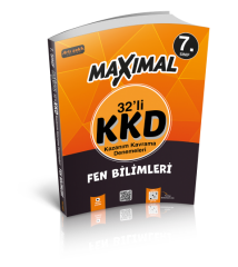 Artı Zeka Yayınevi 7.Sınıf Maksimal Fen Bilimleri 32 Haftalık Kazanım Kavrama Denemeleri