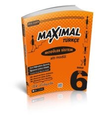 Artı Zeka Yayınevi 6.Sınıf Maximal Türkçe Konu Anlatımlı  Soru Bankası
