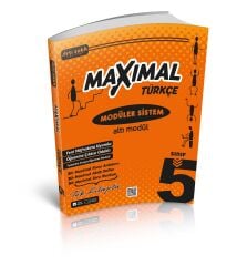 Artı Zeka Yayınevi 5.Sınıf Maximal Türkçe Konu Anlatımlı Soru Bankası