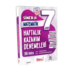 Bilal Işıklı Yayınları 7.Sınıf Sinerji Matematik Haftalık Kazanım Denemeleri