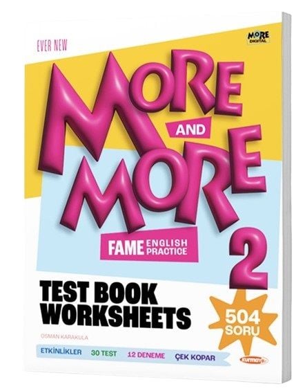 More&More English 2 Worksheets & Test Book (Yeni)