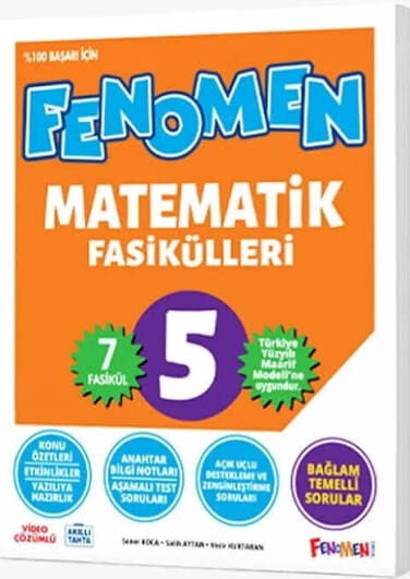 Fenomen Okul Yayınları 5.Sınıf Fenomen Matematik Fasikülleri