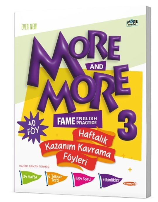 More&More 3.Sınıf Haftalık Kazanım Kavrama Föyleri