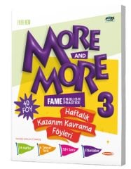 More&More 3.Sınıf Haftalık Kazanım Kavrama Föyleri