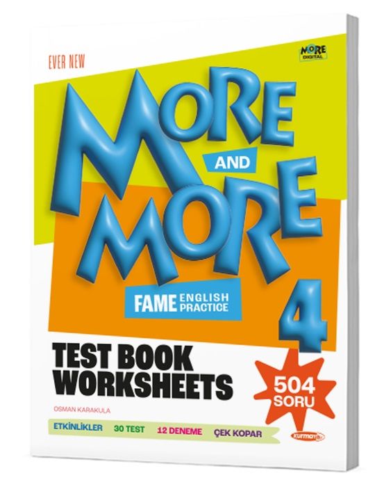 More&More English 4 Worksheets & Test Book