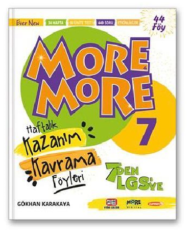More&More 7.Sınıf Haftalık Kazanım Kavrama Föyleri