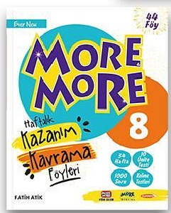 More&More 8.Sınıf Haftalık Kazanım Kavrama Föyleri