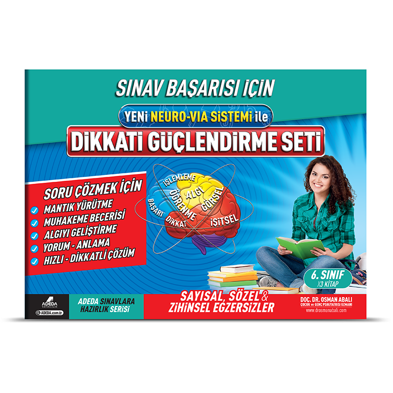 Adeda Dikkati Güçlendirme Seti 6. Sınıf 12 Yaş