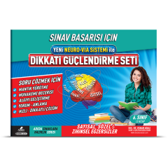 Adeda Dikkati Güçlendirme Seti 6. Sınıf 12 Yaş