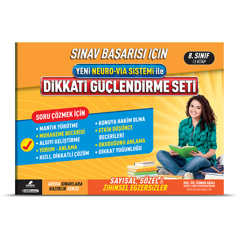 Adeda Dikkati Güçlendirme Seti 8. Sınıf 14 Yaş