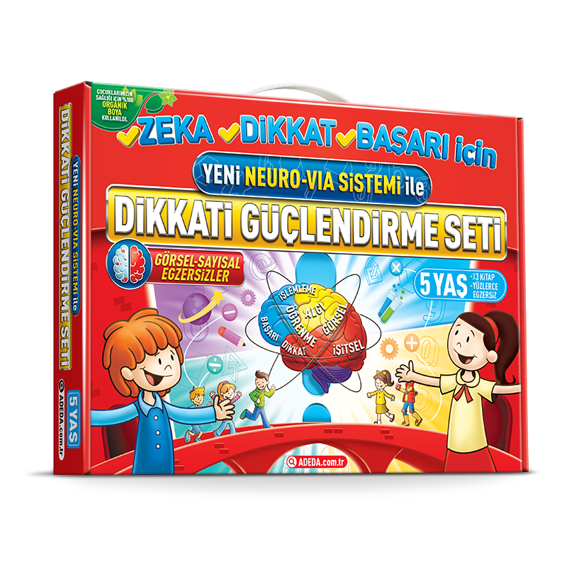 Adeda Dikkati Güçlendirme Seti 5 Yaş