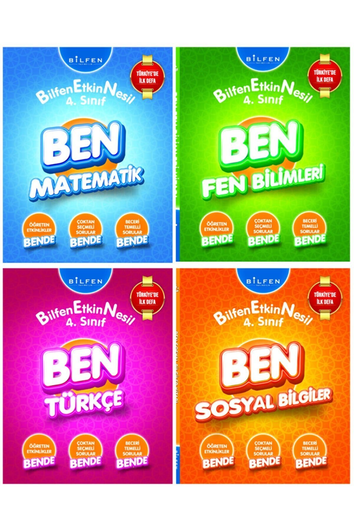 Bilfen Yayınları 4.sınıf Ben Serisi  seti (4 KİTAP)