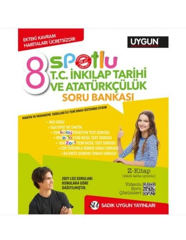 Sadık Uygun Yayınları 8.Sınıf Spotlu T.C. İnkilap Tarihi Ve Atatürkçülük Soru Bankası